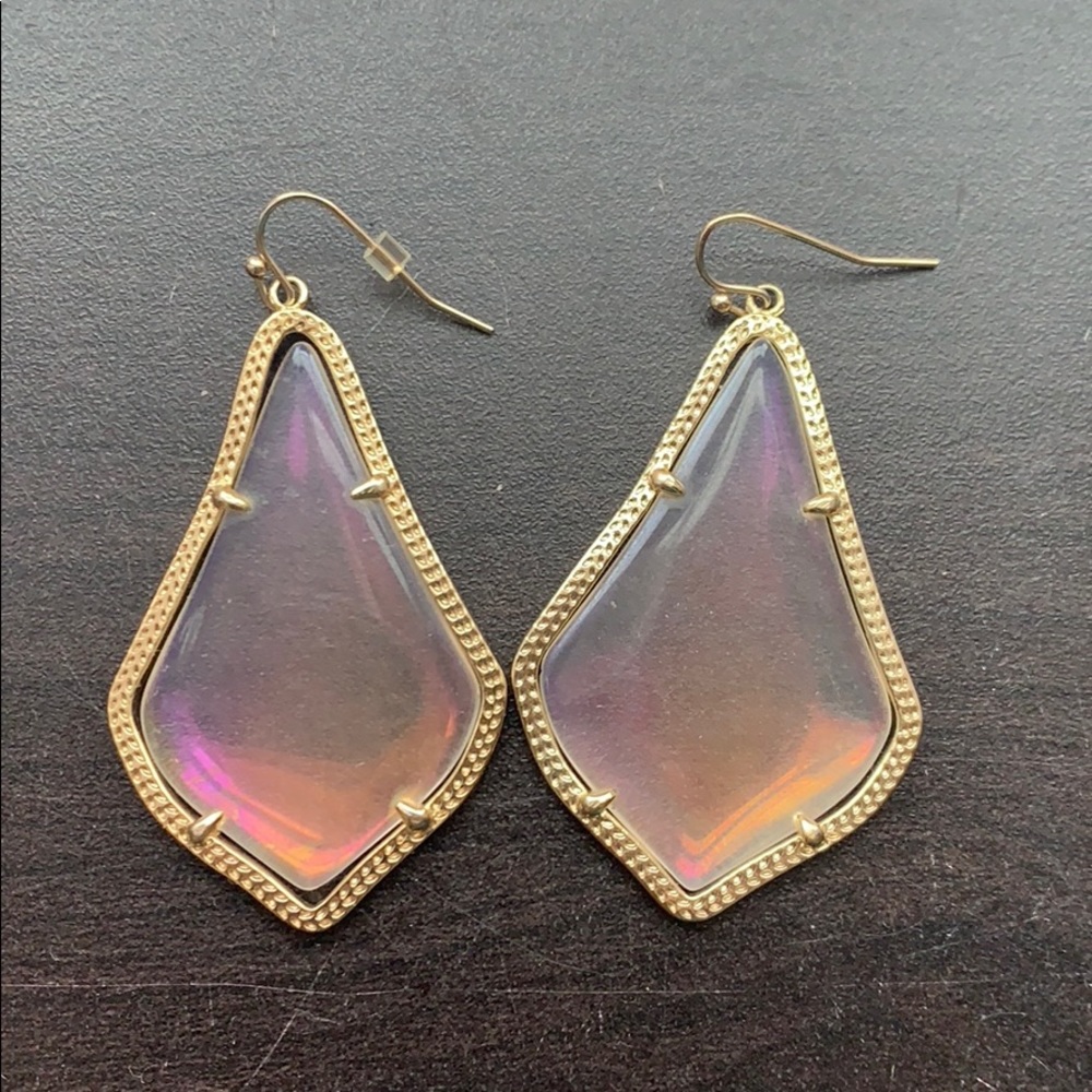 Iridescent Kendra Scott earrings